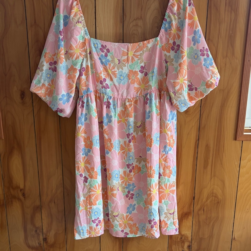 Floral Pink Dress